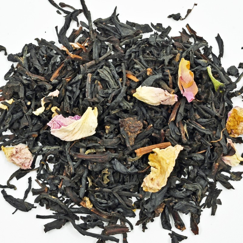 Thé noir à la rose bio FBKT- thé aux fleurs
