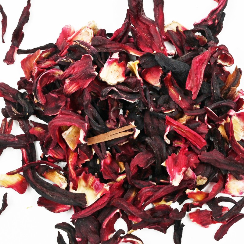 Infusion Fleurs d'hibiscus bio- infusion bien-être- FBKT