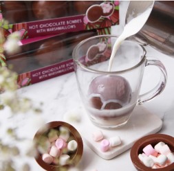 Bombe chocolat chaud marshmallow
