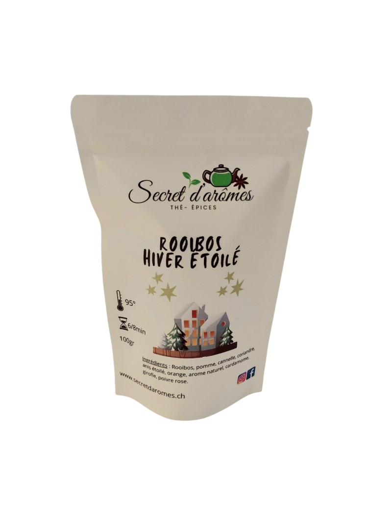 Sachet 100gr rooibos hiver étoilé