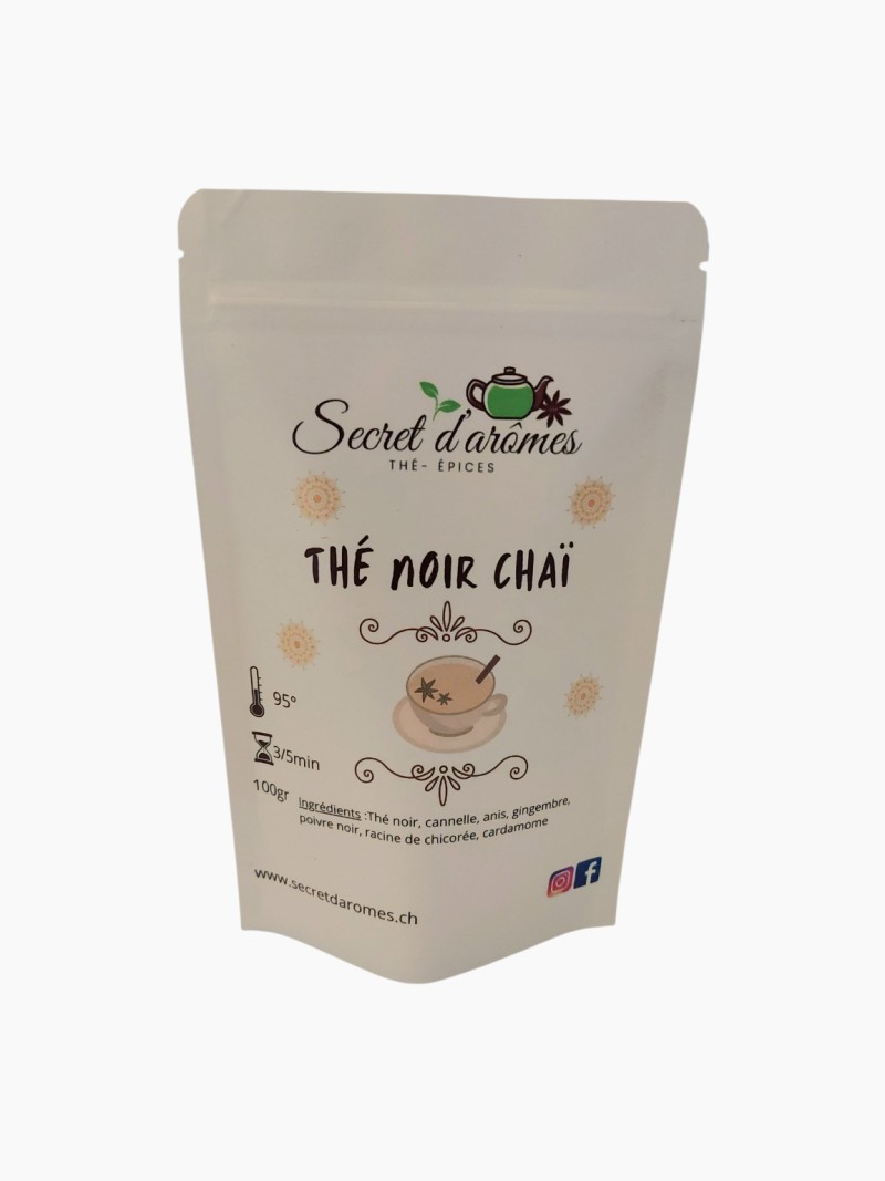 Sachet 100gr thé noir chaï Sachet 100gr thé noir chaï
